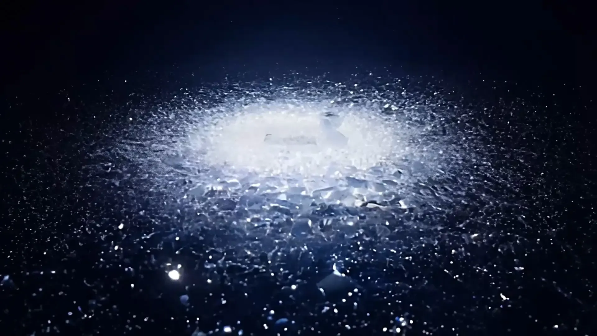 Stunning Ice Burst Overlay for Captivating Logo Animations